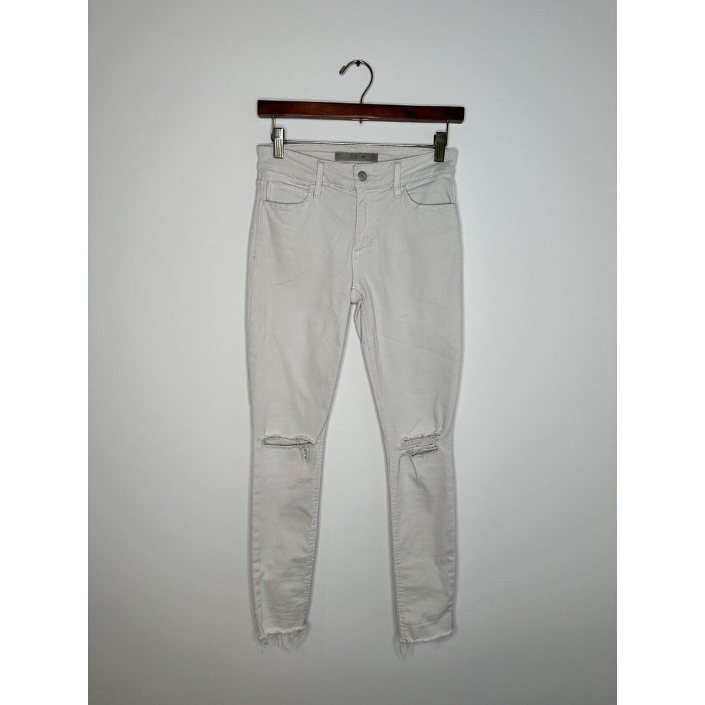 Joes Jeans Women's Size 26 Cream Flawless The Icon Mid Rise Skinny Ankle Pants